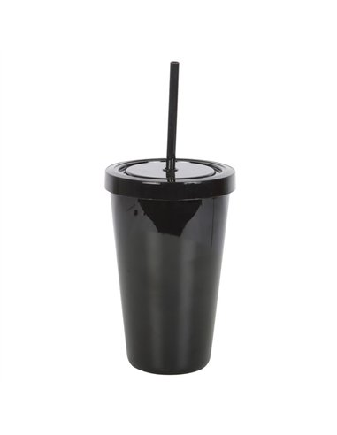 Goth Juice Plastic Tumbler with Straw MT_41024