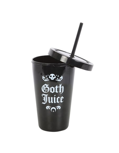 Goth Juice Plastic Tumbler with Straw MT_41024 - pic 141324 | FastDaddyshop