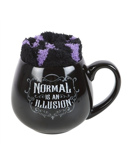 Normal is an Illusion Gothic Mug and Socks Set WE_54824 - pic 141328 | FastDaddyshop