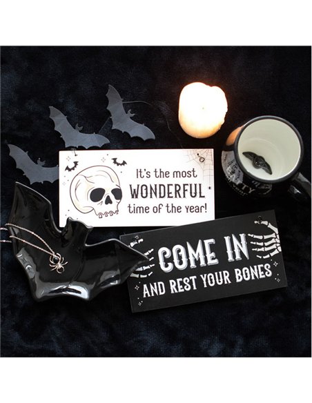 Come In and Rest Your Bones Hanging Sign BN_59524 - pic 141337 | FastDaddyshop