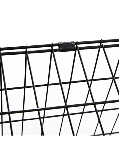 Pawhut Trapeze Collapsible Dog Pet Travel Box Cage Removable Tray 93 x 58 x 65cm