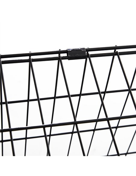 Pawhut Trapeze Collapsible Dog Pet Travel Box Cage Removable Tray 93 x 58 x 65cm - pic 141398 | FastDaddyshop