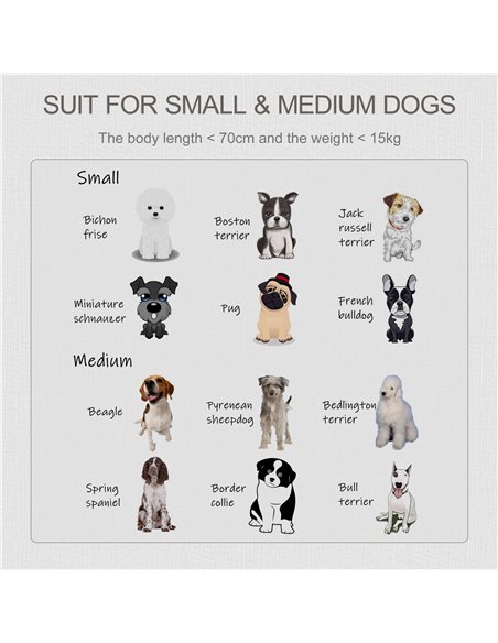 PawHut Dog Crate Wooden Pet Kennel Cage End Table w/ Lockable Door for Small Medium Dog Grey & White 85 x 55 x 75 cm - pic 141497 | FastDaddyshop