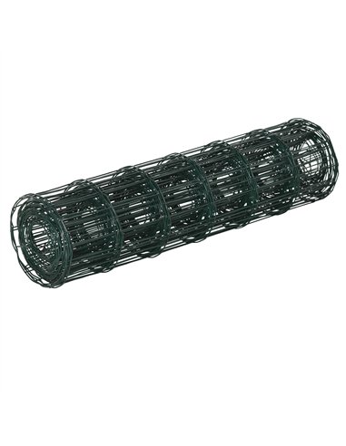 PawHut 0.6M x 10M Chicken Wire Mesh Roll Rabbit Poultry Animal Fence PVC Coated Steel Metal Garden Netting Fencing
