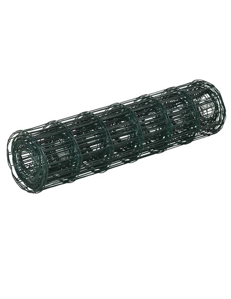 PawHut 0.6M x 10M Chicken Wire Mesh Roll Rabbit Poultry Animal Fence PVC Coated Steel Metal Garden Netting Fencing - pic 141507 | FastDaddyshop