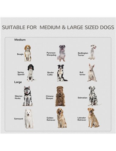 PawHut Furniture Style Dog Crate with Two Doors, End Table Pet Cage Kennel with Locks, for Medium and Large Dogs - White