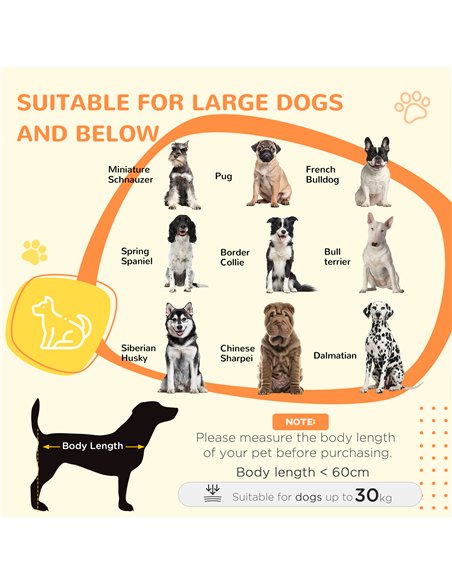 PawHut Dog Crate Furniture, Dog Cage End Table with Wheels, Lockable Door, for Medium Dogs, 106 x 60 x 82 cm - White - pic 141575 | FastDaddyshop