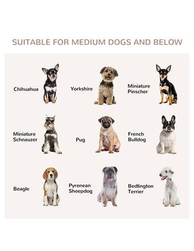 PawHut Dog Cage Side Table, with Cushion, for Small and Medium Dogs