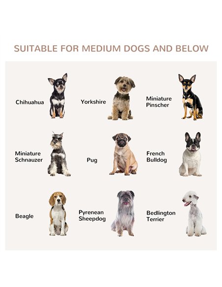 PawHut Dog Cage Side Table, with Cushion, for Small and Medium Dogs - pic 141602 | FastDaddyshop