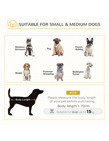 PawHut Dog Crate Furniture, Indoor Pet Kennel Cage, Top End Table w/ Soft Cushion, Lockable Door, for Small Dogs, 86 x 60 x 70 c