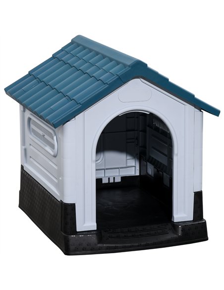 PawHut Outside Dog Kennel House, for Miniature Dogs, 64.5 x 57 x 66cm - pic 141716 | FastDaddyshop