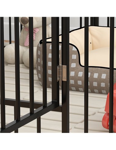 PawHut 60cm 8 Panels Heavy Duty Dog Pen, Pet Playpen for Indoors, Outdoors, Small Dogs