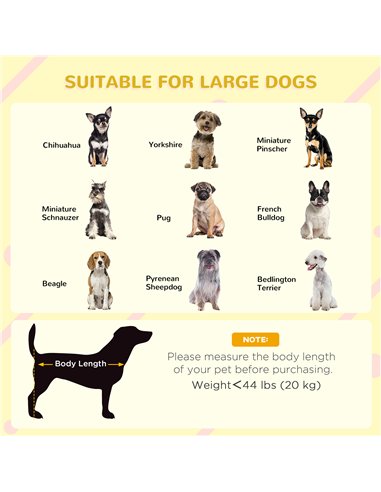 PawHut Wooden Dog House Outdoor with  Asphalt Openable Top, Removable Floor, Clear Front Panel, Curtain, 90 x 62 x 71cm