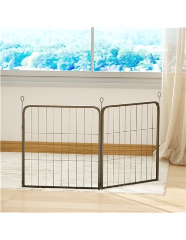 PawHut 2 Piece Dog Pen Expansion Pack for 60cm High Animal Pen with 3 Connecting Stakes