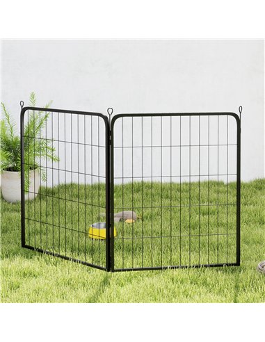 PawHut 2 Piece Dog Pen Expansion Pack for 80cm High Animal Pen with 3 Connecting Stakes