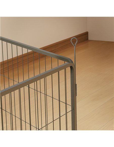 PawHut 2 Piece Dog Pen Expansion Pack for 60cm High Pet Playpen with 3 Stakes, for Small Dogs - pic 142821 | FastDaddyshop