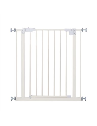 PawHut Pressure Fit Safety Gate, Adjustable Dog Gate, Pet Barrier for for Doorways, Staircases and Hallways with Auto Close, Dou