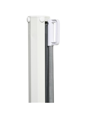 PawHut Retractable Stair Gate for Dogs, Pet Mesh Safety Gate Extends up to 115cm for Doorways Indoor- Grey