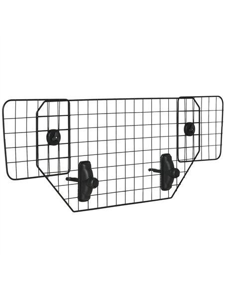 PawHut Dog Guard for Cars Adjustable Boot Barrier Metal Mesh Pet Headrest, 90-120W x 40.5H cm - pic 143201 | FastDaddyshop