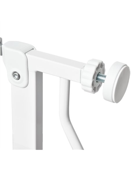PawHut Wide Dog Safety Gate, with Door Pressure, for Doorways, Hallways, Staircases - White - pic 143326 | FastDaddyshop