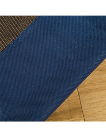 PawHut Raised Dog Bed Cat Elevated Lifted Puppy Pet Elevated Cot Portable Camping Basket – Blue (Medium) - pic 143830 | FastDaddyshop