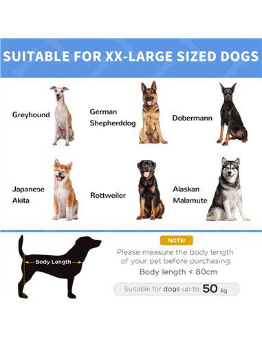 PawHut Raised Dog Bed Cooling Elevated Pet Cot with Breathable Mesh for Indoor Outdoor Use Brown, XX Large, 122 x 92 x 23cm