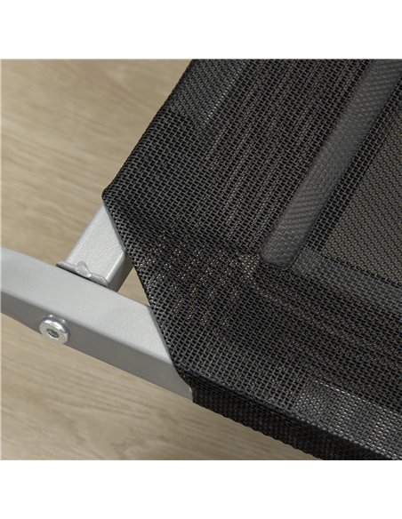 PawHut Elevated Pet Bed Cooling Raised Cot Style Bed for Large Medium Sized Dogs with Non-slip Pads Steel Frame Breathable Mesh  - pic 143964 | FastDaddyshop