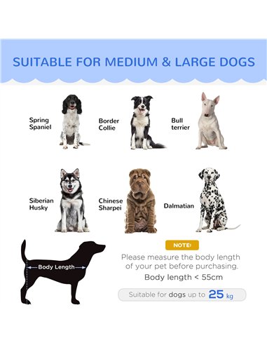 PawHut Dog Sofa, Pet Couch Bed for Medium, Large Dogs, with Legs, Cushion - Grey