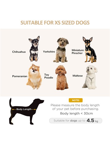 PawHut Dog Sofa for XS and S Size Dogs, Pet Chair Couch with Thick Sponge Padded Cushion, Kitten Lounge Bed with Washable Cover, - pic 144105 | FastDaddyshop