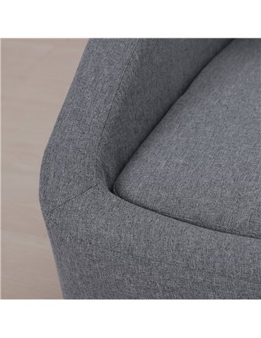 PawHut Dog Sofa, pet Bed, with Soft Cushion, Washable Cover, for Small, Medium & Large Dogs - Grey