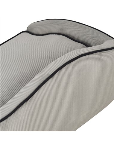 PawHut Dog Sofa for XS and S Size Dogs, Pet Chair Bed with Soft Cushion, Cat Sofa  Couch with Washable Cover, Wooden Frame, 66.5