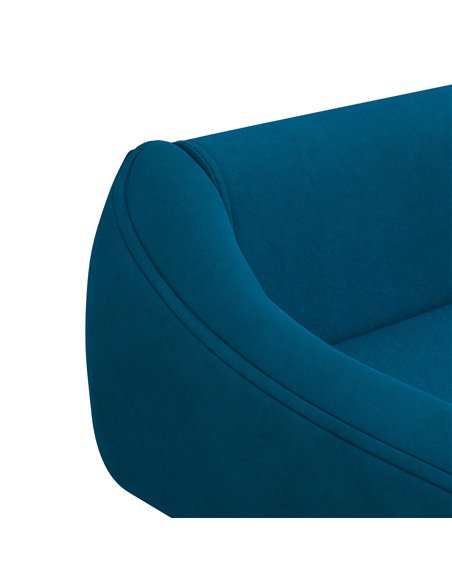 PawHut Dog Couch with Soft Cushion, Pet Sofa Bed with Wooden Frame, Removable Cover, for Medium and Large Dogs, Blue - pic 144234 | FastDaddyshop