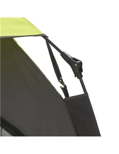 PawHut Foldable Dog Cat Tent with Water-Resistant Oxford, Carry Bag for Extra Large Dog, Green