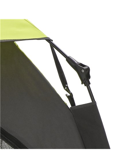 PawHut Foldable Dog Cat Tent with Water-Resistant Oxford, Carry Bag for Extra Large Dog, Green - pic 144433 | FastDaddyshop