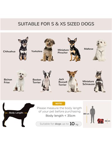 PawHut Foldable Pet Carrier for Small and Miniature Dogs, Portable Cat Carrier Soft Side Pet Travel Crate with Removable Mat, St