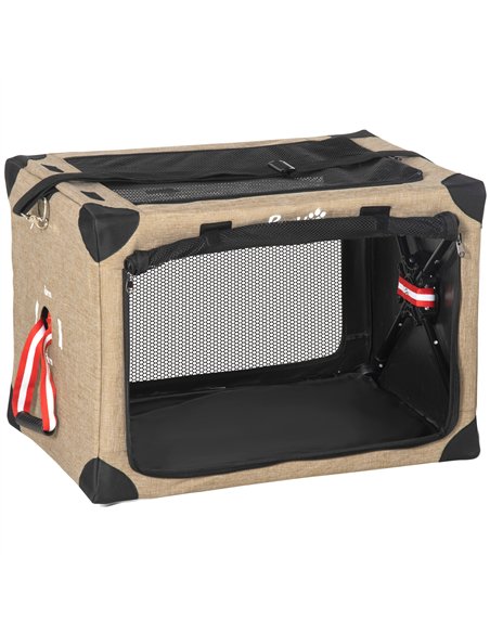 PawHut Foldable Pet Carrier, with Cushion, for Small Dogs and Cats - pic 144740 | FastDaddyshop