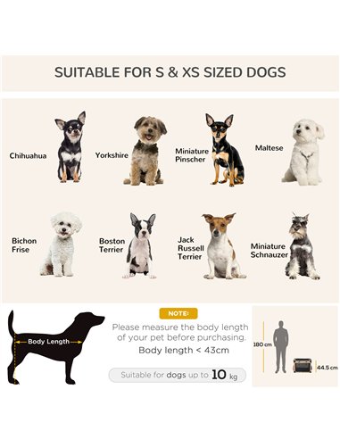 PawHut Foldable Pet Carrier, with Cushion, for Small Dogs and Cats