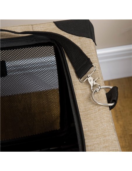 PawHut Foldable Pet Carrier, with Cushion, for Small Dogs and Cats - pic 144748 | FastDaddyshop