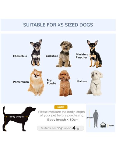 PawHut 51cm Foldable Pet Carrier, with Cushion, for Mini Dogs and Cats - Grey