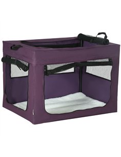 PawHut 80cm Pet Carrier, with Cushion, for Small and Medium Dogs - Purple