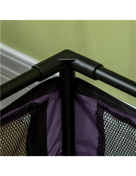 PawHut 48.5cm Pet Carrier, with Cushion, for Miniature Dogs - Purple - pic 144919 | FastDaddyshop