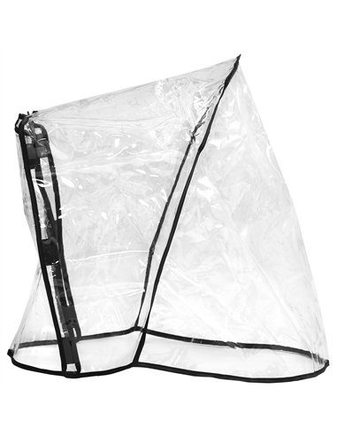 PawHut Dog Stroller Rain Cover, Cover for Dog Pram Stroller Buggy w/ Rear Side Entry