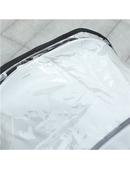 PawHut Dog Stroller Rain Cover, Cover for Dog Pram Stroller Buggy w/ Rear Side Entry - pic 145018 | FastDaddyshop