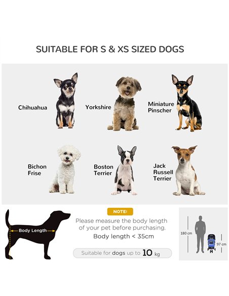 PawHut Dog Stroller with Cover for Small Miniature Dogs, Folding Cat Pram Dog Pushchair with Cup Holder, Storage Basket, Reflect - pic 145148 | FastDaddyshop