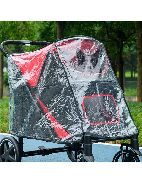 PawHut Rain Cover for Dog Pram, Stroller Buggy with Rear Entry - pic 145155 | FastDaddyshop