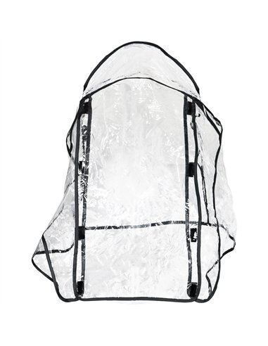 PawHut Rain Cover for Dog Pram Stroller, with Front and Rear Entry