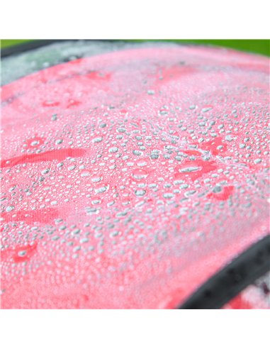 PawHut Rain Cover for Dog Pram Stroller, with Front and Rear Entry