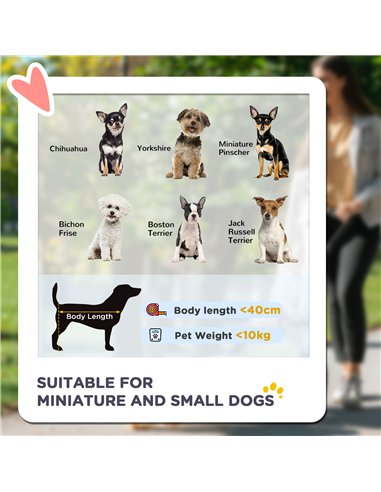 PawHut Foldable Dog Stroller, Pet Travel Crate, with Detachable Carrier, Soft Padding, for Mini, Small Dogs - Grey