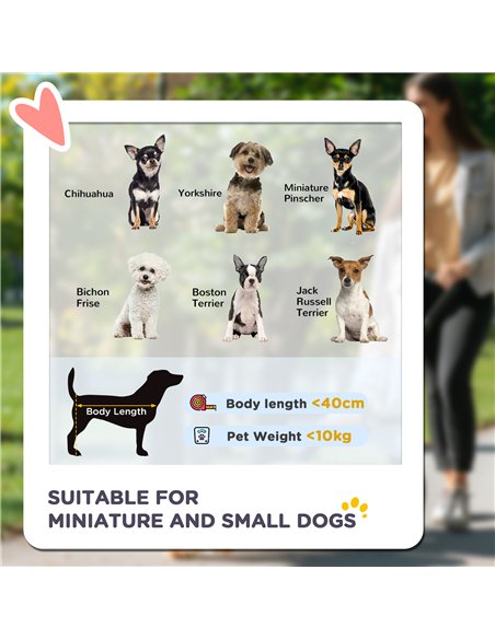 PawHut Foldable Dog Stroller, Pet Travel Crate, with Detachable Carrier, Soft Padding, for Mini, Small Dogs - Grey - pic 145400 | FastDaddyshop