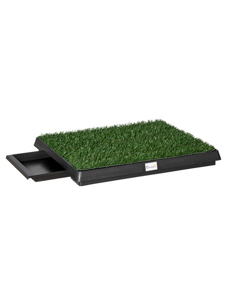 PawHut Indoor Pet Dog Toilet Mat Potty Tray Training Grass Restroom with Tray and Loo Pad - pic 145601 | FastDaddyshop